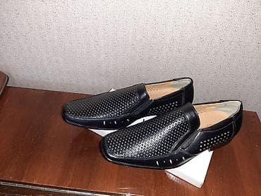 Мужские туфли, 41, Новый, цвет - Черный, Самовывоз