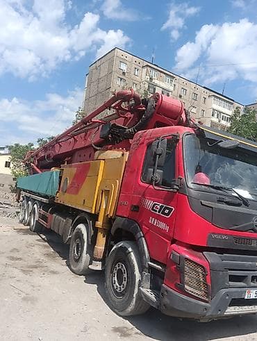 автобетононасос цена: Услуги бетон насос Помпа Высота 76 метров Помпа час 12000 сом до 10 — 3