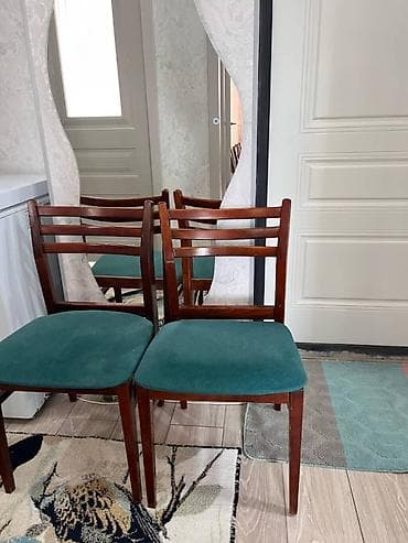 Тигүүчүлөр үчүн отургучтар: Ашкана үчүн отургуч, Жыгач, түсү - Күрөң — 2