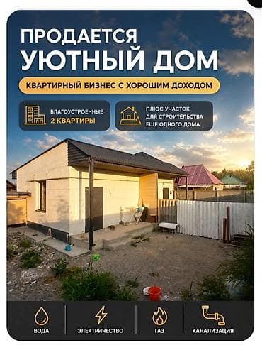 Үйлөрдү сатуу: Продается уютный дом + квартирный бизнес с хорошим доходом. Состав и — 1