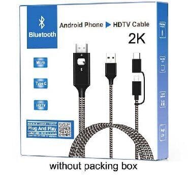 dp: Кабель Android Phone - HDTV Cable, Bluetooth, 2K/60Hz, Type-C / — 1