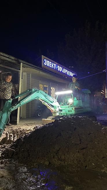 Экскаватор | Демонтаж, Канализация, септик, Планировка участка