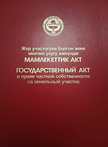 Жер тилкелери: 8 соток, Бизнес үчүн, Кызыл китеп, Техпаспорт, Сатып алуу-сатуу келишими — 2