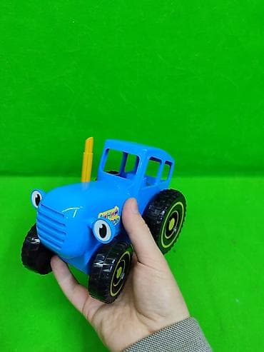 Детский транспорт: Синий трактор игрушка радиоуправляемая🌟 Комплектация товара: пульт — 5