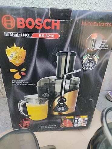 Соковыжималка центробежная BOSCH BS-3218 Новая. - Мощность: 1000 Вт -