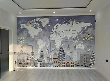 Актоо: Обои чаптайм краска потолок и стены обойдун турун чаптайм таза Жана — 8