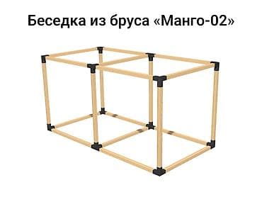 Садовая мебель: Универсальные коннекторы для беседки (Брус / Профильная труба) — 7