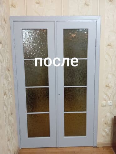 мебел ош: Услуга маляр покраска дверей рестобрация дверей установка дверей — 6