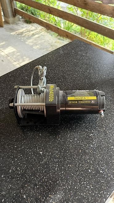 Дом и сад: Электрическая лебёдка Winch 4000 lb - Тяговое усилие: 4000 lb (около — 2