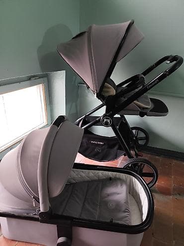 chicco echo: Коляска, Другой бренд, цвет - Серебристый, Б/у, Самовывоз — 1