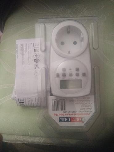 Цифровой недельный электронный таймер-розетка HOROZ ELECTRIC TIMER-2