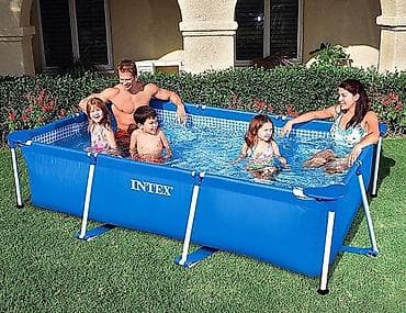 каркасные басеины: Каркасный бассейн Intex ?75 см - Тип: прямоугольный каркасный — 3