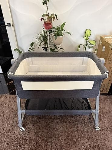 Люлька, Б/у, Колыбель, Металл, цвет - Серый