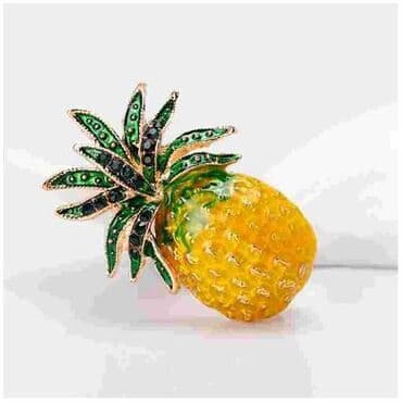 свитер: Брошь ананас – яркий стильный акцент 🍍 Оригинальная брошь в виде — 2