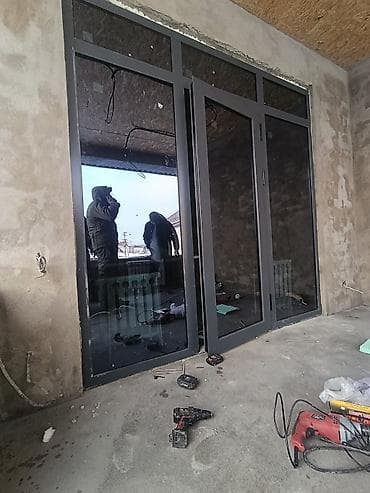 тамбур: Фасадный остекление Алюминиевое фасад. Алюминиевое окно. Алюминиевое — 5