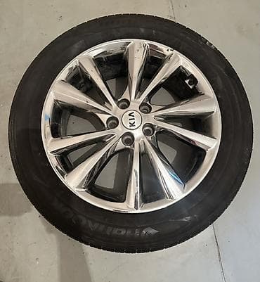 r21 на бив: Литой диск KIA с шиной Hankook В отличном состоянии. - Оригинальный — 2