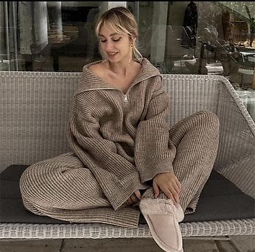 трикотажные тройки: Костюм с юбкой, Модель юбки: Прямая, Миди, Топ, Китай, Все размеры — 3