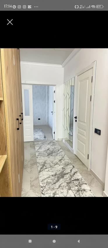 обмен на частный дом: 1 бөлмө, 43 м², 3 кабат, Евроремонт — 1