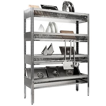 Стеллаж для сушки тарелок 4 уровня для тарелок Размер