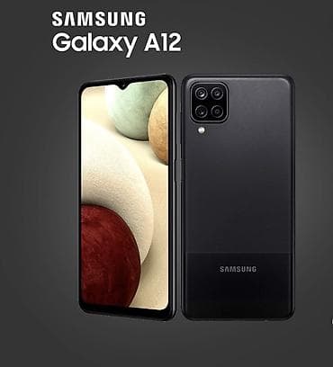 galaxy s8 plus: Samsung Galaxy A12, Б/у, 128 ГБ, цвет - Черный, 2 SIM — 1