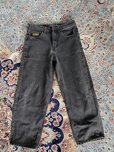 прокат одежды: Мужские джинсы, Б/у, цвет - Серый — 1