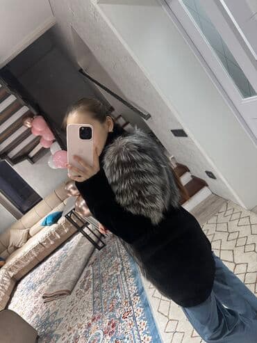 Плащи: Пуховик, Короткая модель, Италия, С мехом, Бесшовная модель, L — 5