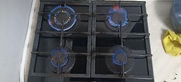 fre fire: Газовая печь, Новый, Встраиваемая, цвет - Черный — 1