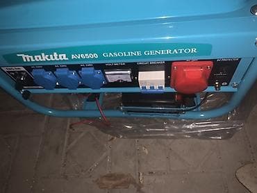 Генераторлор: Бензиновый генератор с открытой рамой, цвет голубой. Основные — 5