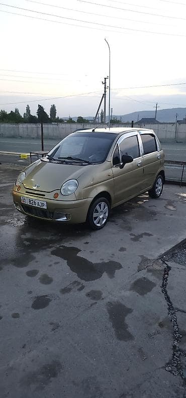 Унаа сатуу: Daewoo Matiz: 2005 г., 0.8 л, Кол менен иштөөчү, Бензин, Хетчбек — 2