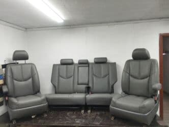 купить кожаные сиденья для авто бу: Чехлы Экокожа, цвет - Красный — 29