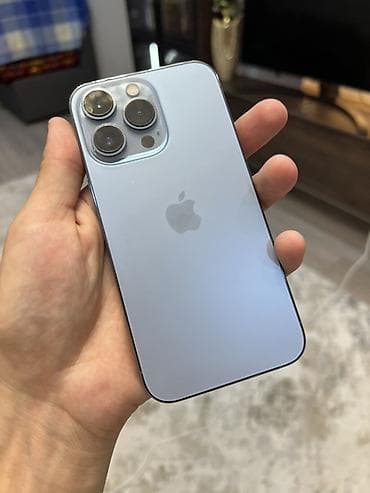 IPhone 13 Pro, Б/у, 256 ГБ, Sierra Blue, Коробка, 75 % at lalafo.kg IPhone 13 Pro, Б/у, 256 ГБ, Sierra Blue, Коробка, 75 %