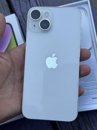 редми 12 с: IPhone 14, белый цвет. Комплект на фото: коробка, документация — 1
