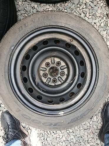 Колеса в сборе 205 / 55 / R 16, 1 шт, Легковые, Железные, отверстий - 5