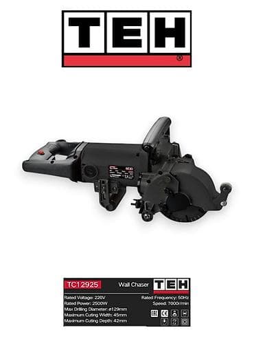 Штроборез TEH TC12925 Профессиональный штроборез для аккуратной и