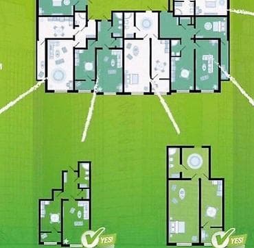 group: 1 комната, 52 м², Элитка, 3 этаж, ПСО (под самоотделку) — 4