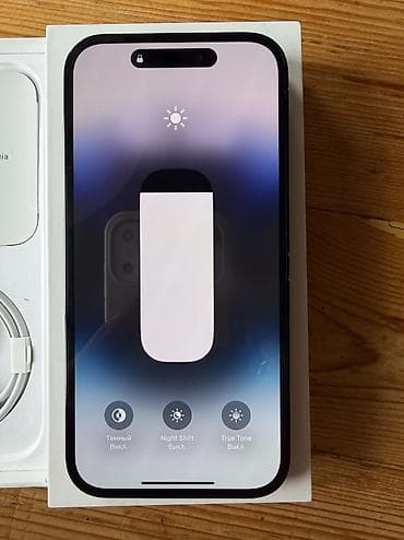телефоны простые: IPhone 14 Pro, 256 ГБ, Графит, Кабель, Коробка, 78 % — 5