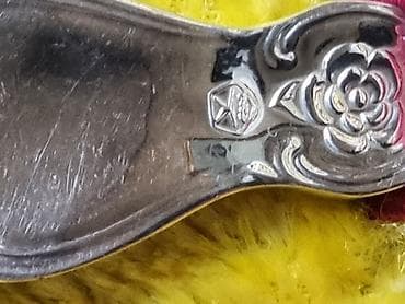 пользовались: СССР, МЕЛЬХИОРОВЫЙ Столовый набор в подарочном футляре Обсолютно — 6