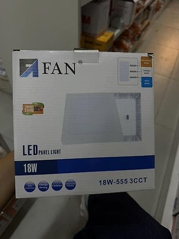led matrix panel: Светодиодная панель FAN LED Panel Light 18W (модель 18W-555 3CCT) — 1