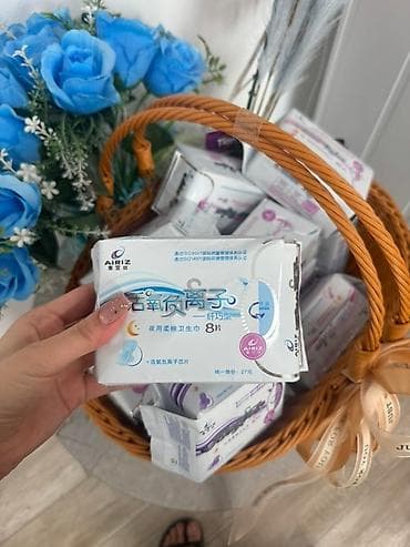 Набор гигиенических прокладок Airiz Anion-Relax обеспечивает надежную at lalafo.kg Набор гигиенических прокладок Airiz Anion-Relax обеспечивает надежную