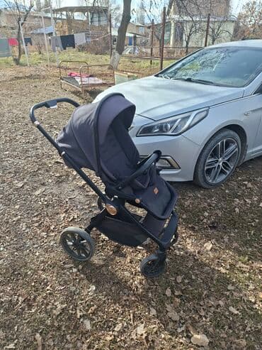 турист велосипед: Коляска, цвет - Черный, Б/у — 8