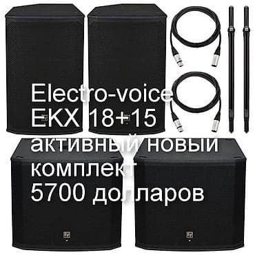 Electro-voice EKX 18P+15P(цена без стоек и комутации) - активный