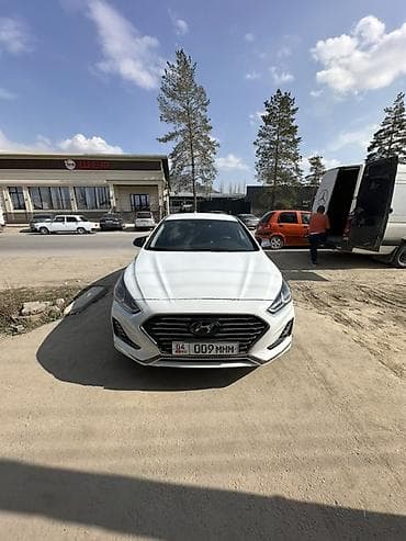 Транспорт: Hyundai Sonata: 2018 г., 0.2 л, Автомат, Газ, Седан — 1
