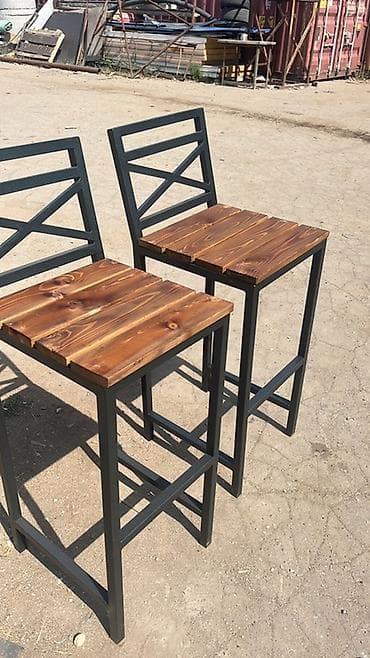 лофт мебели: Барный стул, Новый, Железо — 1