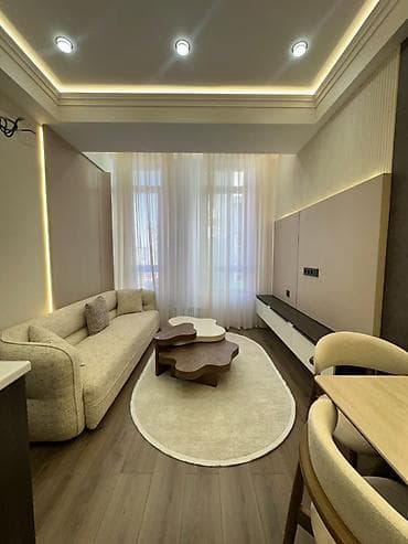 2 комнаты, 49 м², Асанбай мкр Элитка, 13 этаж, Дизайнерский ремонт