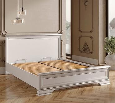 Кровати: Кровать двуспальная, коллекции Кентаки, Белый, БРВ Брест (Беларусь) — 1