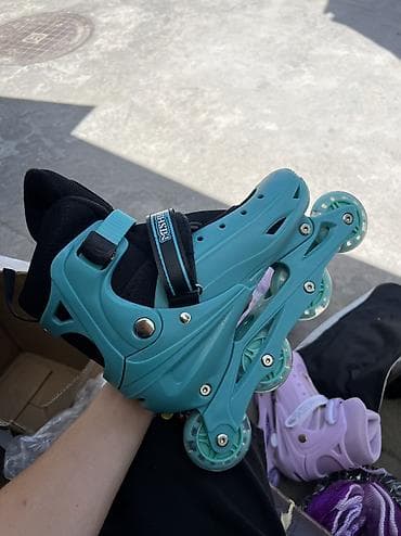 ✨ Детские ролики для девочек ✨ Размеры: 35-39 “L” Новые, ни разу не at lalafo.kg ✨ Детские ролики для девочек ✨ Размеры: 35-39 “L” Новые, ни разу не