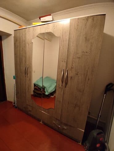 шкаф польский: Шкаф для одежды, Новый, Прямой, Железо — 1