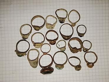 Цепочки: Коллекция старинных перстней и колец (подборка из нескольких десятков — 2