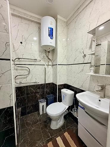 Недвижимость: 2 комнаты, 40 м², Кок-Жар мкр Элитка, 9 этаж, Евроремонт — 10