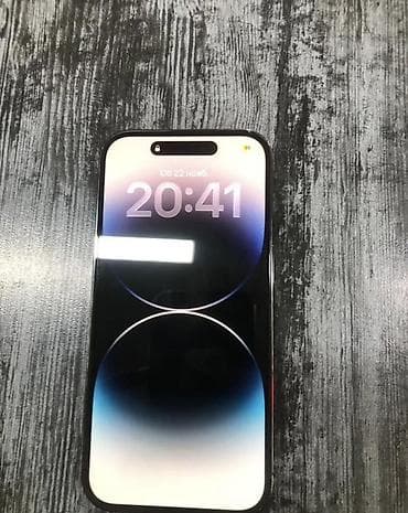 mac 2015: IPhone 14 Pro, Б/у, 256 ГБ, Deep Purple, Защитное стекло, Чехол, 80 % — 2